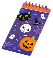 4 Halloween Freunde Notizblöcke 5 x 10cm