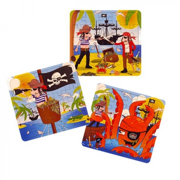 1 Piraten Puzzle 13 x 12cm