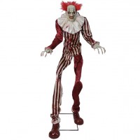 Animierter Horror Clown Shackle 2,15m