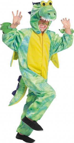 Plüschiger Drache Kinder-Ganzkörperkostüm