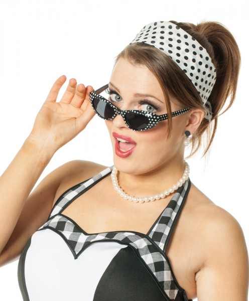 Rockabilly Kostümset 4-teilig