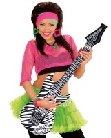 Zebra Gitarre Aufblasbar 105cm
