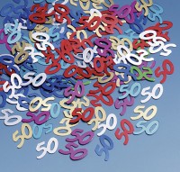 Bunte 50. Geburtstag Streudeko 15g
