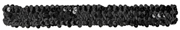 Schwarzes 20s Stirnband Joy 2