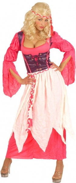 Pinkes Tavernenlady Kostüm