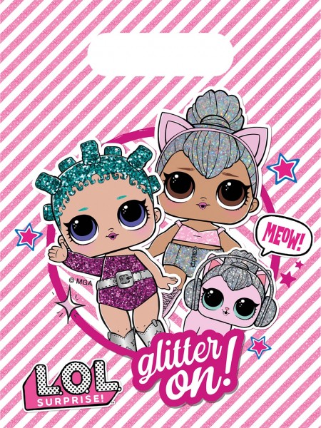 6 LOL Glamour Girls Geschenktüten