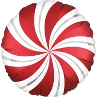 Lollipop Folienballon rot 45cm