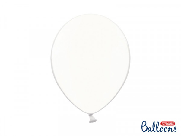 100 Transparente Partystar Ballons 30cm