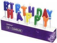 Happy Birthday Buchstaben Kerzen