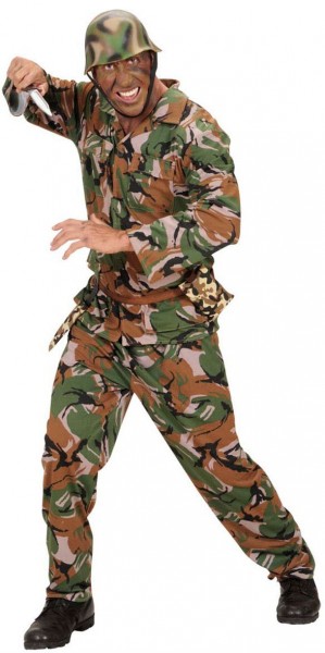 Kleines Messer Mit Camouflage Tarn Messerhülle 4