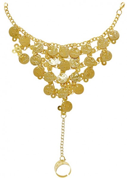 Orientalischer Handschmuck Gold 2