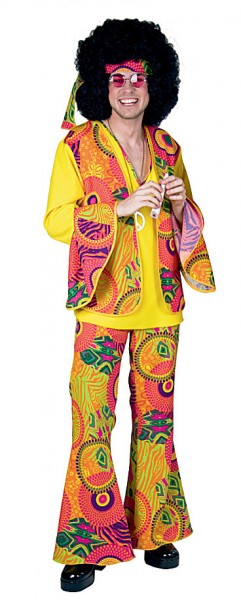 Buntes Quentin Hippie Kostüm