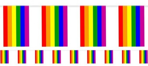 CSD Pride Wimpelkette 7m