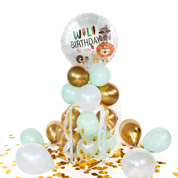 Balloha Geschenkbox DIY Wild Birthday XL