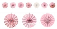 Rosy Dreams Papierrosetten Girlande