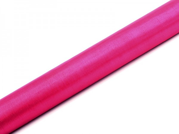 Organza Stoff Julie fuchsia 9m x 36cm