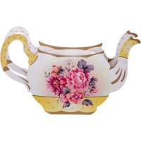 Pappvase in Teekannenform