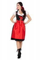 Vorschau: Dirndl Irena für Damen schwarz-rot