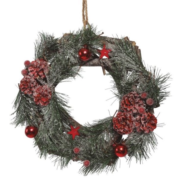 Frosty Christmas Weihnachtskranz 30cm