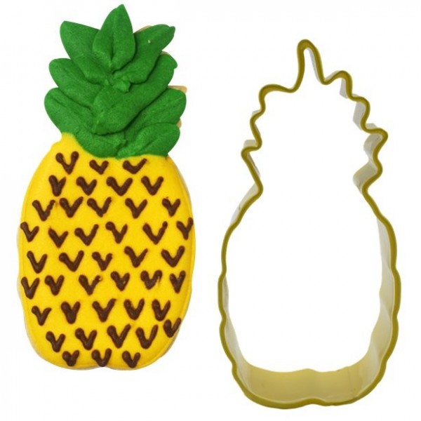 Gelbe Ananas Ausstechform 7,5cm