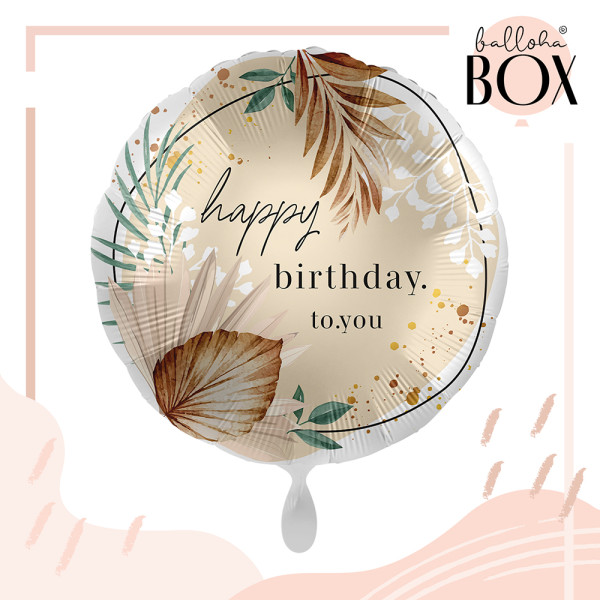 Balloha Geschenkbox DIY Bohemian Birthday XL