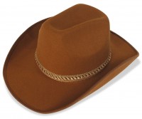 Brauner Country Cowboy Hut
