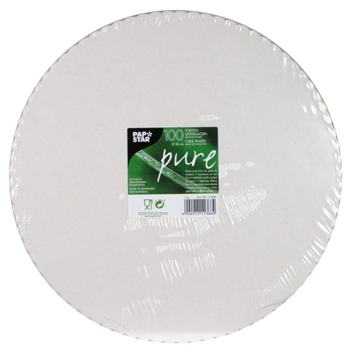 100 FSC Tortenplatten Scarletti rund 28cm 3