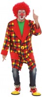 Kunterbunte Karo Clown Jacke