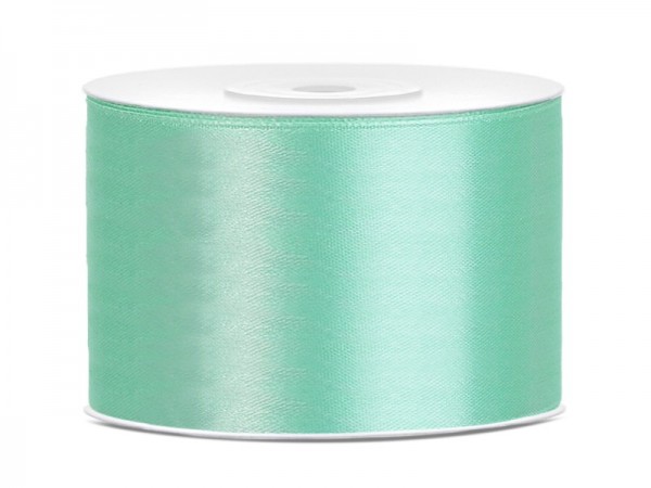 25m Satin Geschenkband mint 5cm breit