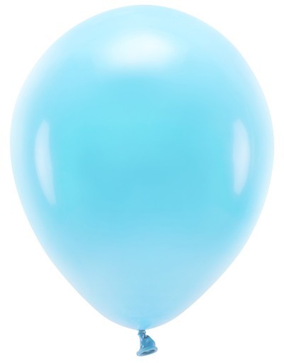 100 Eco Pastell Ballons babyblau 26cm