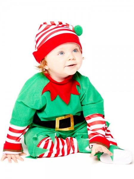 Baby Weihnachtself Kostüm