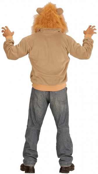 Plüschige Löwen Sweatshirtjacke 3