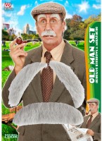 Opa Wilfried Augenbrauen Und Bart Set