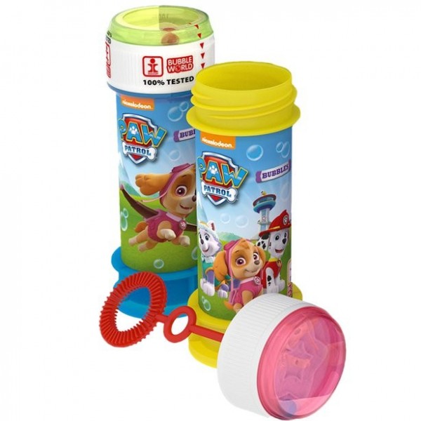 1 Paw Patrol Seifenblasen Fläschchen mit Spiel