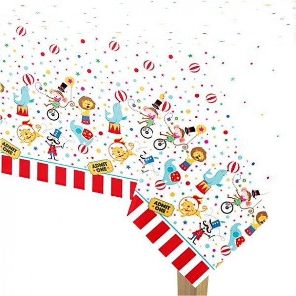 Zirkus Festival Tischdecke 2,13 x 1,37m