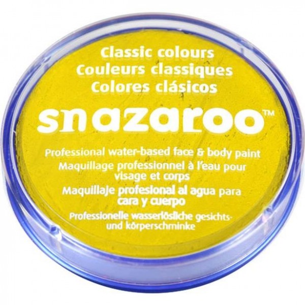 Gelbe Faschingsschminke Snazaroo 18ml