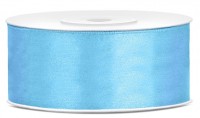 25m Geschenkband himmelblau 25mm breit