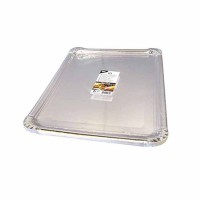 10 Servierplatten aus Pappe silber eckig 45,5cm x 34cm