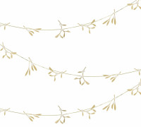 Vorschau: Goldene Mistel Girlande 5m