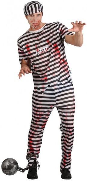 Blutiges Todessträfling Herrenkostüm