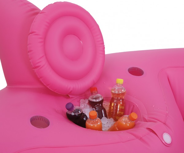 XXL Flamingo Badeinsel 3,7 x 3,35 x 2m 4