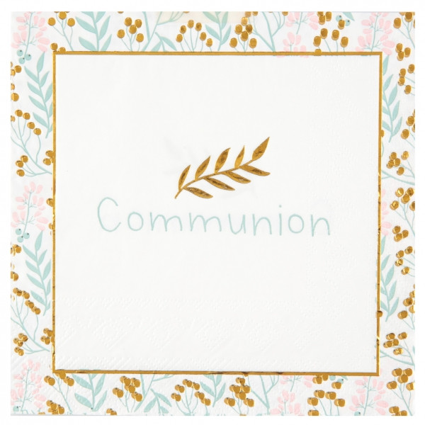 20 Blessed Communion Servietten 33cm