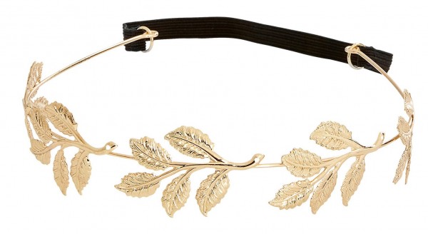 Goldenes Lorbeerkranz Haarband