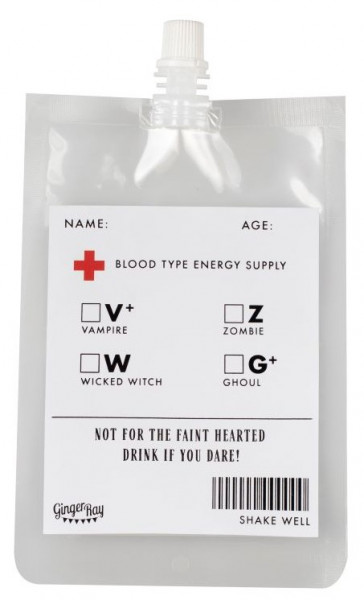 5 Bloody Mary Trinkbeutel 21 x 12cm