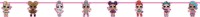 LOL Glamour Girls Girlande 2,3m