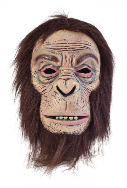 Detailgetreue Schimpansen Maske