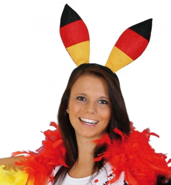 Deutschland Hasenohren Fan Haarreifen