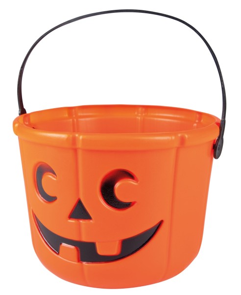 Frecher Kürbis Eimer Für Halloween