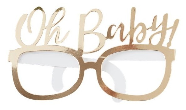 8 Goldene Oh Baby Partybrillen
