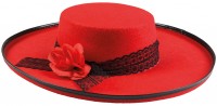 Festlicher Roter Damenhut